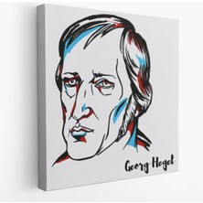 Georg Wilhelm Friedrich Hegel Dekoratif Kanvas TABLO-5819