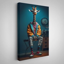 Sevimli Zürafa TABLOSU-7802