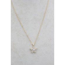 Stil Incisi/xupıng Jewelry Yıldız Zirkon Taşlı Kolye