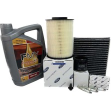 Ford Focus 3 1.0 Ecoboost Gdti Benzinli Filtre Bakım Seti Hava+Yağ+K.polen+Buji Seti+Motor Yağı