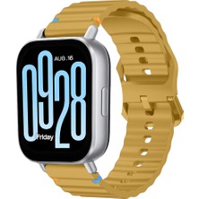 Redmi Watch 5 Lite 5 Active Ile Uyumlu Dalga Desenli Tokalı Yumusaş Soft Silikon Kordon