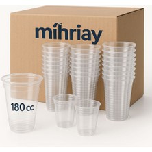 Plastik Pet Bardak 180CC Koli 3000 Adet 