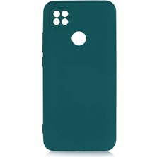 Xiaomi Redmi 9c Kılıf Xemu Mara Laaakan Kapak-Koyu Yeşil