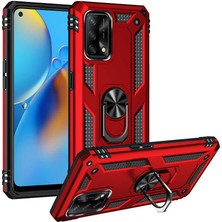 Oppo A74 4g Kılıf Xemu Vega Kapak-Kırmızı