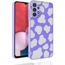 Galaxy A13 4g Kılıf Desenli Kamera Korumalı Parlak Xemu Nora Kapak-No6