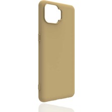 Oppo Reno 4 Lite Kılıf Xemu Biye Silikon-Gold