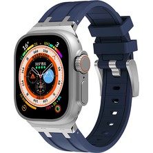 Watch Ultra 49MM Uyumlu Krd-89 Uyumlu Kordon Xemu - Lacivert