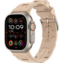 Watch Ultra 49MM Krd-92 Uyumlu Kordon Xemu - Kahve Açık