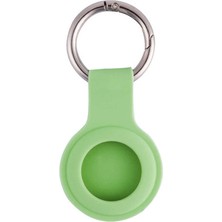 ​xemu Airtag 01 Uyumlu Silikon Anahtarlık-Turkuaz