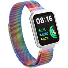 Xiaomi Redmi Watch 2 Lite Uyumlu Krd-58 Metal Kordon Xemu - Colorful