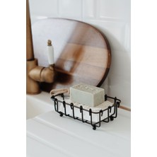 Siyah Metal Katı Sabunluk