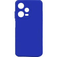 Xiaomi Redmi Note 12 Pro 5g Kılıf Xemu Biye Silikon-Mavi