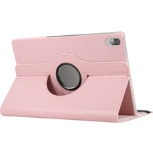 Lenovo Tab P11 Pro 11.2" 2.nesil  Uyumlu Xemu Dönebilen Standlı Kılıf-Pembe