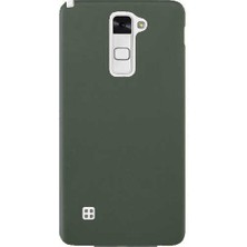 Lg Stylus 2 Kılıf Xemu Premier Silikon Kapak-Koyu Yeşil