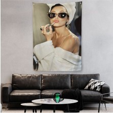 Audrey Hepburn Duvar Örtüsü - HALISI-5106