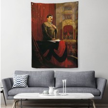 Josef Stalin Eski Sovyetler Birliği Hükümet Başkanı Duvar Örtüsü - HALISI-6014
