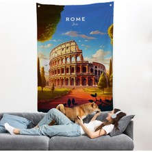 Roma Italya Kolezyum Duvar ÖRTÜSÜ-7701