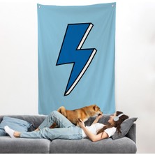 Elektirik Enerji Simge Duvar ÖRTÜSÜ-8052