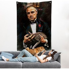 Godfather Mafya Film Duvar ÖRTÜSÜ-7763