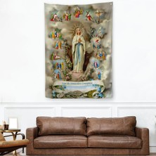 Hristiyan Doğum Duvar Örtüsü - HALISI-6125