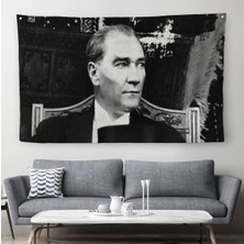 Keskin Bakışlı Atatürk Duvar ÖRTÜSÜ-HALISI-6635