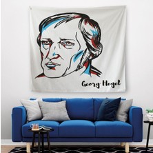 Georg Wilhelm Friedrich Hegel Dekoratif Kanvas Duvar ÖRTÜSÜ-HALISI-5819