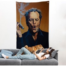Puro Içen Jack Nicholson Duvar ÖRTÜSÜ-7935