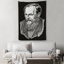 Fyodor Mihayloviç Dostoyevski Dekoratif Duvar Örtüsü - HALISI-5913
