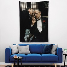 The Godfather Duvar Örtüsü - Halısı, Vito Corleone Film Sahnesi Duvar Örtüsü - HALISI-5279