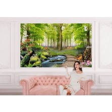 Ormandaki Hayvanlar Dekoratif duvar KAĞIDI-3713