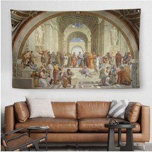 Atina Okulu Duvar Örtüsü-Halısı - Raffaello SANZIO-6642