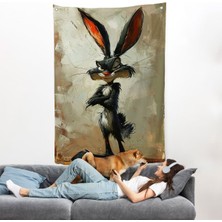 Bugs Bunny Tavşan Duvar ÖRTÜSÜ-7710