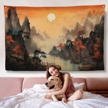 Çin Dağ Manzarası Duvar ÖRTÜSÜ-7259