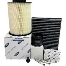 Ford C-Max 1.0 Ecoboost Gdti Benzinli Filtre Bakım Seti Hava+Yağ+Karbonlu Polen Filtresi+Buji Seti