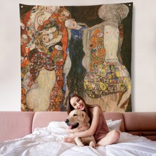 Gustav Klimt - Die Braut Unvollende Duvar ÖRTÜSÜ-8339