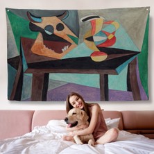 Pablo Picasso - Boğa Kafası Duvar ÖRTÜSÜ-7103