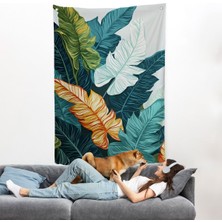 Renkli Yapraklar Duvar ÖRTÜSÜ-7567