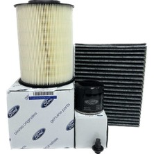 Ford Kuga 1.5 Ecoboost Benzinli Filtre Bakım Seti 2013-2018 Hava+Yağ+Karbonlu Polen Filtresi