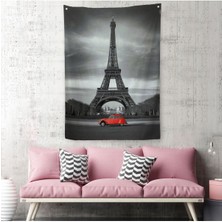 Fransa Paris Eyfel Kulesi Duvar ÖRTÜSÜ-HALISI-6444