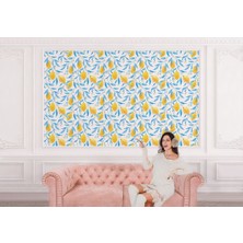 Tshp SERI001  Limon Ağacı Desenli Duvar KAĞIDI-5752