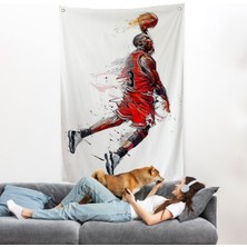 Michael Jordan Duvar ÖRTÜSÜ-7787