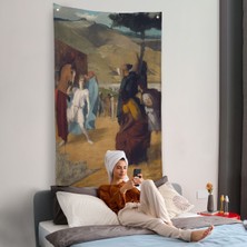 Edgar Degas - Iskender ve Bucephalus Duvar ÖRTÜSÜ-8056