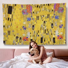 Gustav Klimt - Öpücük Duvar ÖRTÜSÜ-7085