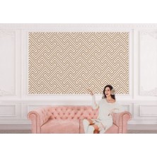 Pastel Renkli Geometrik Desenli Duvar KAĞIDI-5782