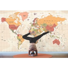 Ingilizce Dünya Haritası Duvar Kağıdı Detaylı Öğretici -1078