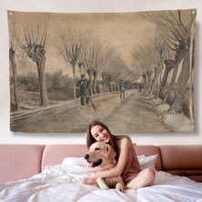 Vincent Van Gogh - Etten'de Yol Duvar Örtüsü - Road In ETTEN-7186