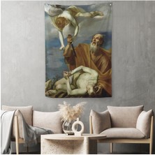 Hz Ibrahimin Isak/ismail In Orazio Riminaldi Duvar Örtüsü - Halısı -6025