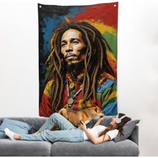 Bob Marley Duvar ÖRTÜSÜ-7892