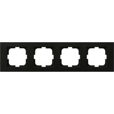 Ovivo Grano Siyah Dörtlü Çerçeve