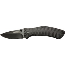 Vicem Crkt İncendor 2078 BK Siyah Kamp Çakı 17,5cm - Manuel, Plastik Sap, Kemerlikli